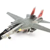 Grumman F 14D Tomcat Fighter Aircraft VF 31 Tomcatters USS Theodore Roosevelt The Last Flight 2006 United States Navy 1/72 Diecast Model JC Wings JCW-72-F14-015