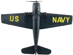 Grumman F6F-5 Hellcat Fighter Aircraft "Blue Angels #1-4 Decals" (1946) United States Navy "Air Power Series" 1/72 Diecast Model by Hobby Master