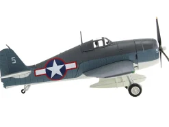 Grumman F6F-3 Hellcat Fighter Aircraft "Ruth-Less, Lt. Oscar Chenoweth, VF-38, Segi Point Airstrip, New Georgia Island" (1943) United States Navy "Air Power Series" 1/72 Diecast Model by Hobby Master