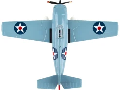 Grumman F4F Wildcat Aircraft United States Navy 1/87 HO Diecast Model Airplane Postage Stamp PS5351-2