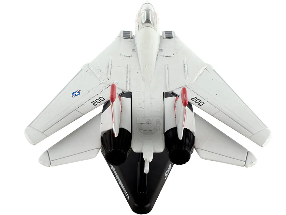 Grumman F 14 Tomcat Fighter Aircraft VF 111 Sundowners Miss Molly United States Navy 1/160 Diecast Model Airplane Postage Stamp PS5383-4
