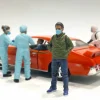 Hazmat Crew Figurine V 1/18 Scale Models American Diorama 76271