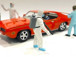 Hazmat Crew 6 piece Figurine Set 1/18 Scale Models American Diorama 76267 76268 76269 76270 76271 76272