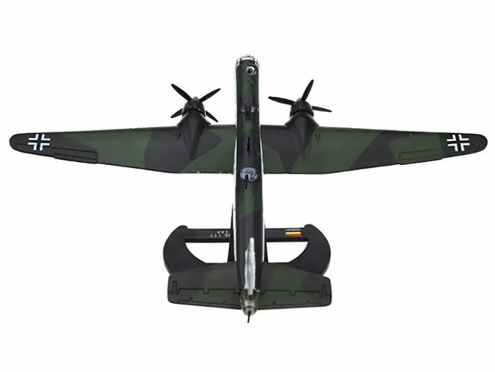 Heinkel He 177 Bomber Aircraft "II./KG 40, Bordeaux, France" (1942) German Luftwaffe 1/144 Diecast Model Airplane by Luppa