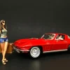 Hitchhiker 2 piece Figurine Set Green Shirt for 1/24 Scale Models American Diorama 23996G