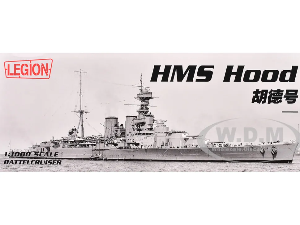 HMS Hood Battlecruiser "British Royal Navy" 1/1000 Diecast Model by Legion
