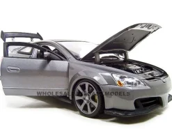 2003 Honda Accord Gray Metallic 1/18 Diecast Model Car Motormax 73146