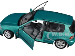 1991 Honda Civic (EG6) RHD (Right Hand Drive) Aztec Green Metallic 1/18 Diecast Model Car by Solido