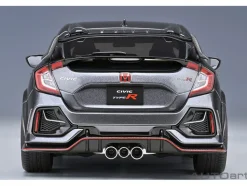 2021 Honda Civic Type R FK8 RHD Right Hand Drive Polished Metal Gray Metallic 1/18 Model Car Autoart 73221