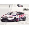 Honda Civic Type R FL5 "HRC - Honda Racing" White with Graphics 1/64 Diecast Model Car by Pop Race