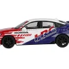 Honda Civic TYPE R "2024 Pace Car HRC" White with Red and Blue Graphics Limited Edition 1/64 Diecast Model Car by Mini GT