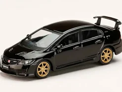 Honda Mugen Civic Type R (FD2) RHD (Right Hand Drive) Crystal Black Pearl with Gold Wheels