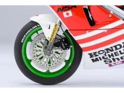 Honda NSR500 WGP500 Motorcycle #56 Red and White with Helmet