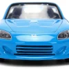 2001 Honda S2000 Convertible Blue with Graphics "Fast & Furious Remix - 25th Anniversary" Series 1/32 Diecast Model Car by Jada