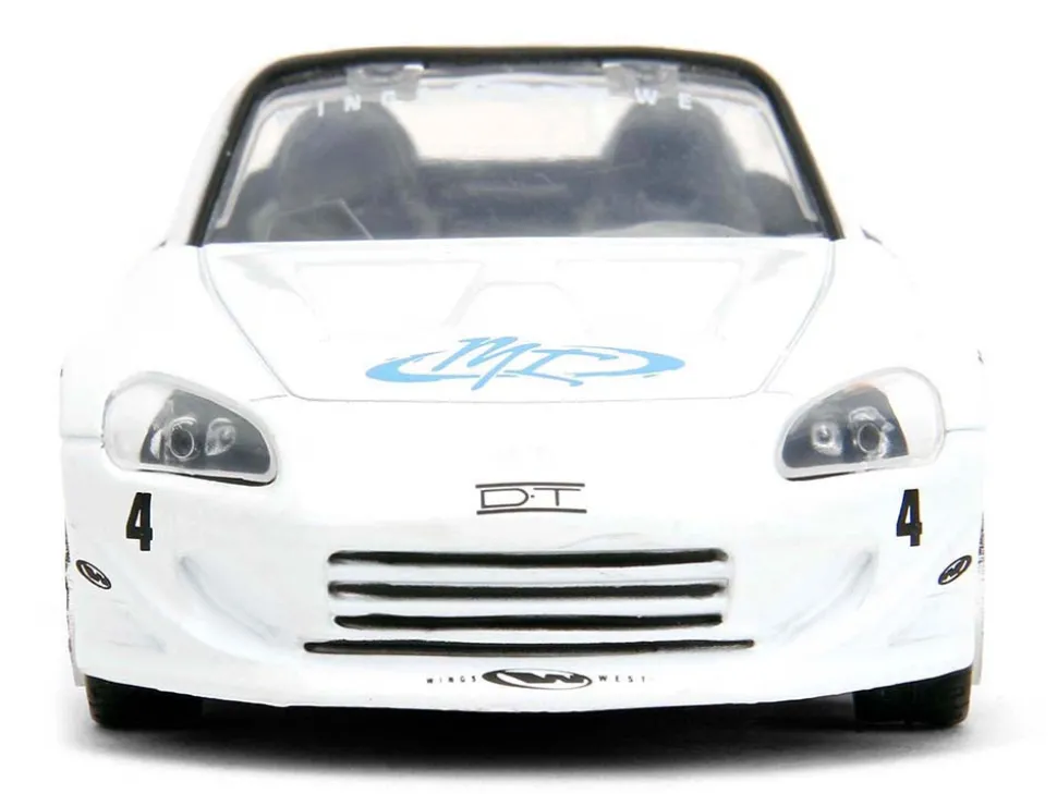 2001 Honda S2000 Convertible White with Graphics "Fast & Furious Remix - 25th Anniversary" Series 1/32 Diecast Model Car by Jada