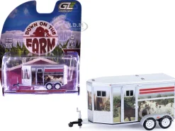 Horse Trailer Silver with Custom Horse Wrap
