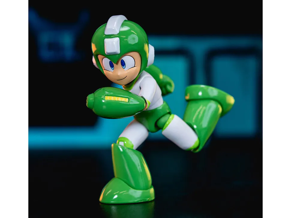 Hyper Bomb 4.5" Moveable Figure with Accessories and Alternate Head and Hands "Mega Man" (1987) Video Game Model by Jada