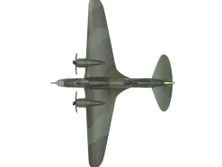 Ilyushin IL 4 Bomber Aircraft Soviet Baltic Fleet Guards Regiment 1942 Planes of World War II Series 1/144 Diecast Model Airplane Luppa LCM008
