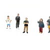 Influencers 6 piece Diecast Figure Set Limited Edition for 1/64 Scale Models by American Diorama