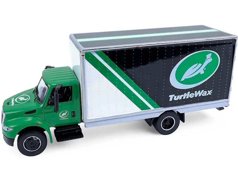 2013 International Durastar Box Van "Turtle Wax" Green "H.D. Trucks" Series 26 1/64 Diecast Model Car by Greenlight