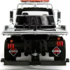International DuraStar 4400 Flatbed Tow Truck Matt Black 1/24 Diecast Model Car by Jada