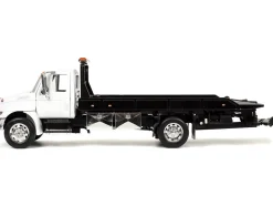 International DuraStar 4400 Flatbed Tow Truck White 1/24 Diecast Model Jada 34040