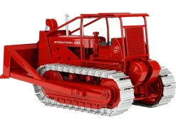 International Harvester TD-24 Crawler with ROPS and Hydraulic Front Blade Red