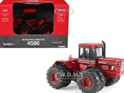 International Harvester 4586 Tractor with Dual Wheels Red "Prestige Collection" Series 1/64 Diecast Model by ERTL TOMY
