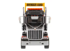 International HX520 Day Cab Tandem Tractor Black 1/50 Diecast Model Diecast Masters 71003