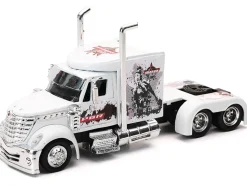 International Lonestar Truck Tractor White "PBR Professional Bull Riders" 1/43 Diecast Model by New Ray