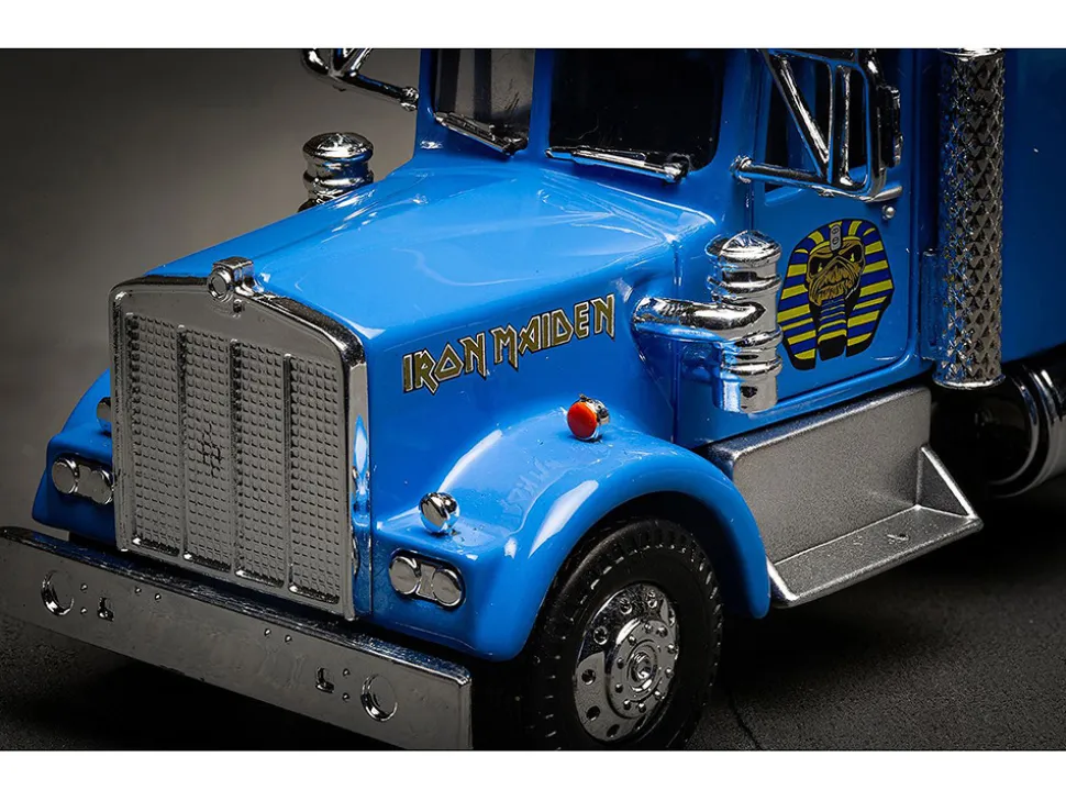 Iron Maiden "Powerslave" Transport Truck Blue "World Slavery Tour 1984-85" 1/50 Diecast Model by Corgi