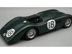 Jaguar C-Type Longtail #18 Tony Rolt - Duncan Hamilton "24 Hours of Le Mans" (1952) "Mythos Series" with Display Case Limited Edition to 55 pieces Worldwide 1/18 Model Car by Tecnomodel