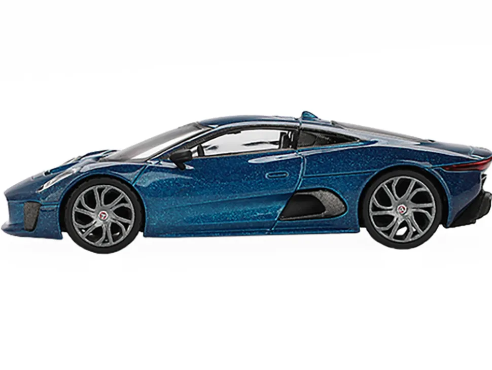 Jaguar C-X75 Blue Metallic Limited Edition 1/64 Diecast Model Car by Mini GT