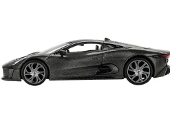 Jaguar C-X75 "Test Car" Black Carbon Limited Edition 1/64 Diecast Model Car by Mini GT