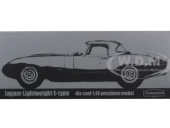 1963 Jaguar Lightweight E-Type #47 "Coombs 4 WPD" 1/18 Diecast Model Car Paragon Models 98341