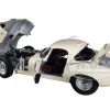 Jaguar Lightweight E Type Roadster RHD Right Hand Drive White 1/18 Model Car Autoart 73649