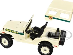 1983 Jeep CJ-5 Cream Hardtop Maryland State Police 