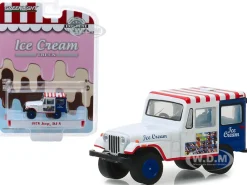 1975 Jeep DJ-5 Ice Cream Truck Hobby Exclusive 1/64 Diecast Model Car Greenlight 30005
