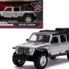 2020 Jeep Gladiator Pickup Truck Silver Black Top Fast & Furious Movie 1/32 Diecast Model Car Jada 32031