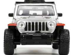 2020 Jeep Gladiator Pickup Truck Silver Colossus Diecast Figurine X-Men Marvel Hollywood Rides Series 1/32 Diecast Model Car Jada 33363
