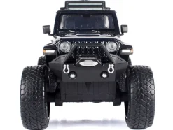 2021 Jeep Gladiator Rubicon Off-Road Pickup Truck Black with Matt Black Top 