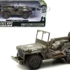 Jeep Willys USA Army Green 1/4 Ton 1/32 Diecast Model New Ray 54133