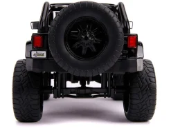 2007 Jeep Wrangler Black Extra Wheels Just Trucks Series 1/24 Diecast Model Car Jada 31560