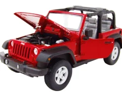Jeep Wrangler Rubicon Red NEX Models 1/24 Diecast Model Car Welly 22489