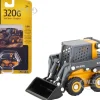 John Deere 320G Skid Steer Yellow and Gray 1/64 Diecast Model by ERTL TOMY