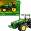 John Deere 8R 370 Tractor Dual Wheels Green Replica Play 1/32 Diecast Model ERTL TOMY 45754