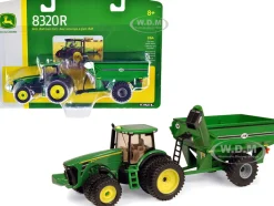 John Deere 8320R Tractor J&M Grain Cart 1/64 Diecast Models ERTL TOMY 45236