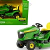 John Deere X384 Lawn Tractor Green "Replica Play" Series 1/16 Diecast Model by ERTL TOMY
