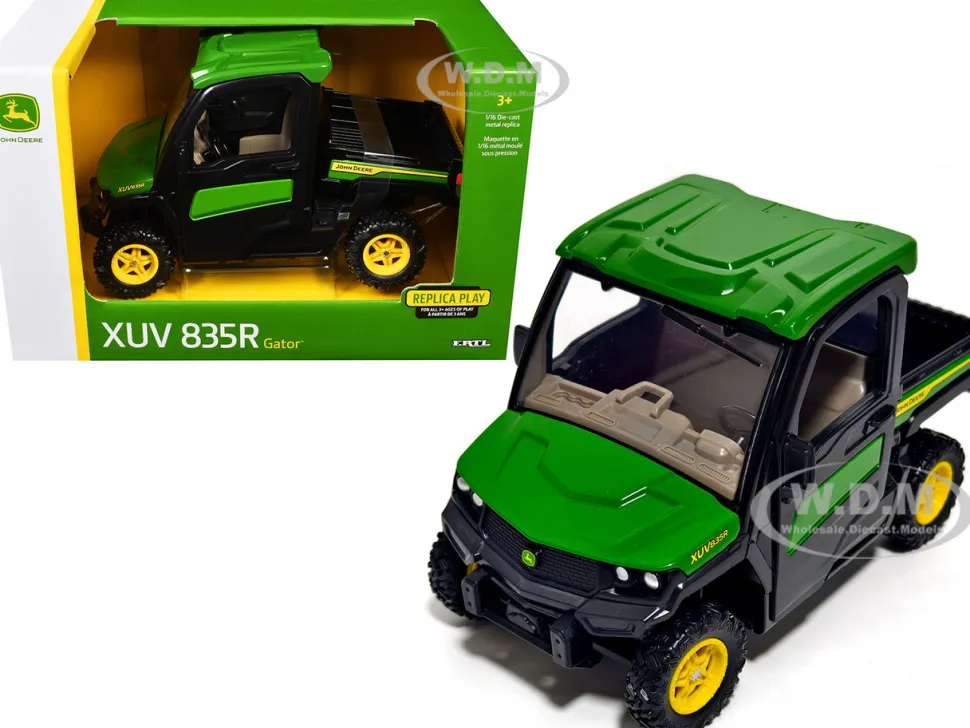 John Deere XUV835R Gator Utility Vehicle Green "Replica Play" Series 1/16 Diecast Model by ERTL TOMY