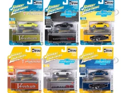 Johnny Lightning Collector's Tin 2026 Set of 6 Cars Release 1 Limited Edition 1/64 Diecast Model Cars by Johnny Lightning